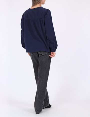 Camasa Vero Moda, bleumarin