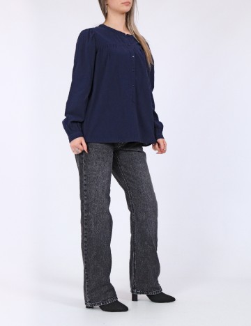 Camasa Vero Moda, bleumarin