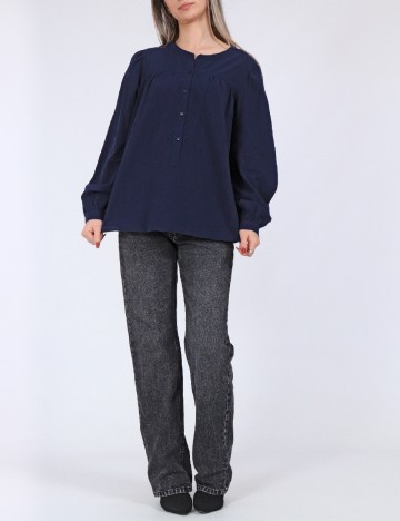Camasa Vero Moda, bleumarin