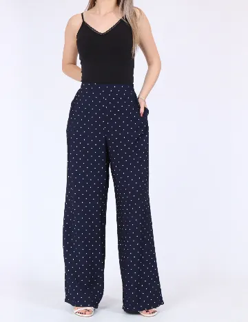 Pantaloni Vero Moda, bleumarin