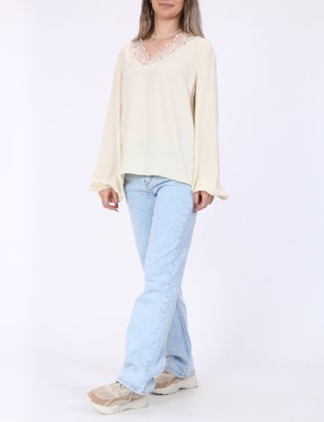 Bluza Vero Moda, crem