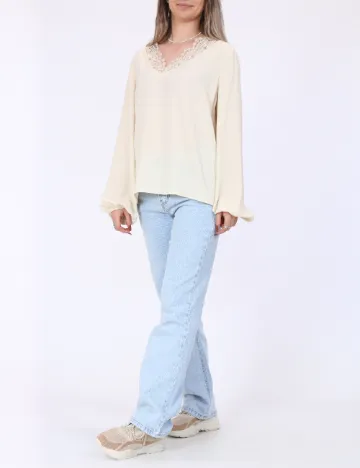 Bluza Vero Moda, crem