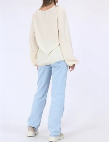 Bluza Vero Moda, crem