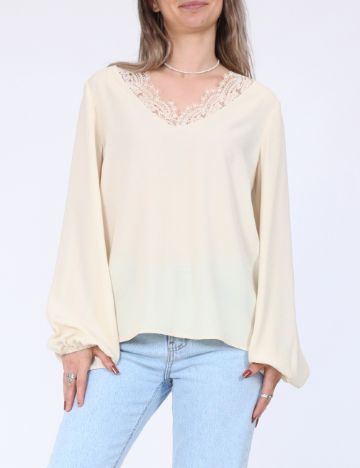 Bluza Vero Moda, crem