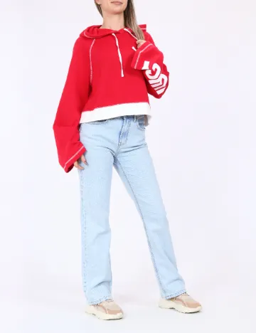 Hanorac Juicy Couture, rosu Rosu
