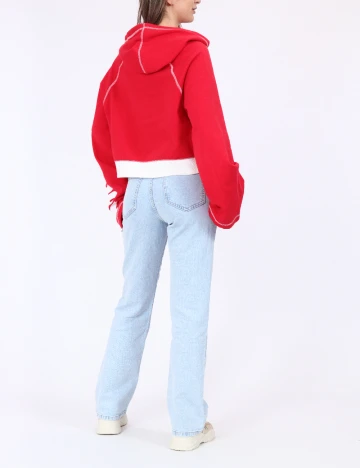 Hanorac Juicy Couture, rosu Rosu