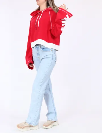 Hanorac Juicy Couture, rosu Rosu