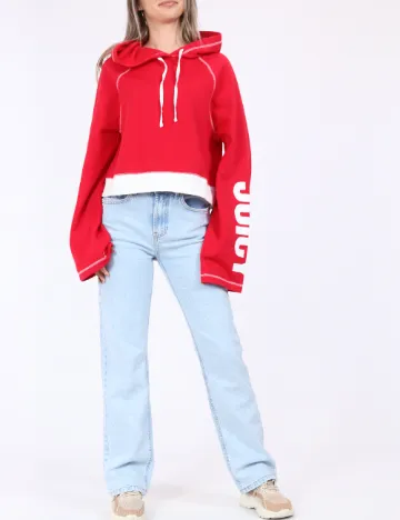 Hanorac Juicy Couture, rosu Rosu