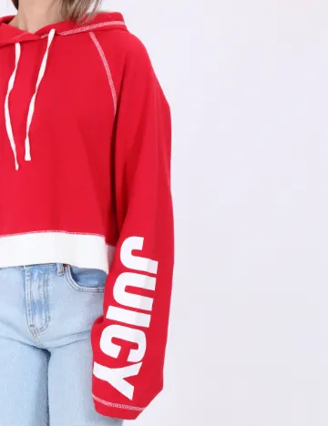 Hanorac Juicy Couture, rosu Rosu