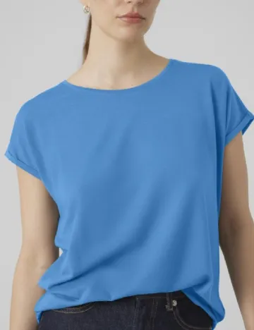Tricou Vero Moda, albastru Albastru