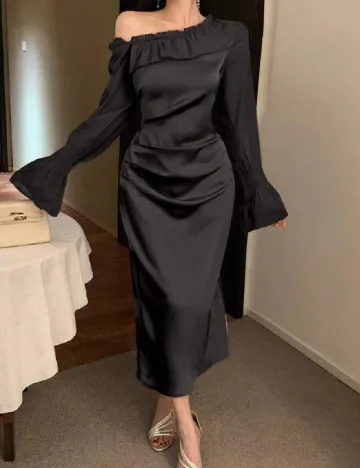 Rochie medie Dazy, negru