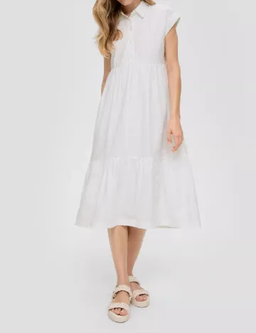 Rochie medie s.Oliver, alb