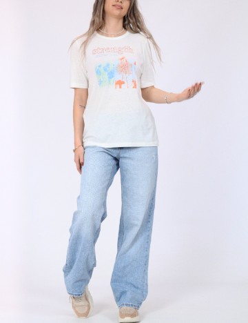 Tricou s.Oliver, ecru