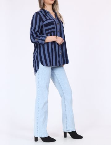 Camasa Vero Moda, bleumarin