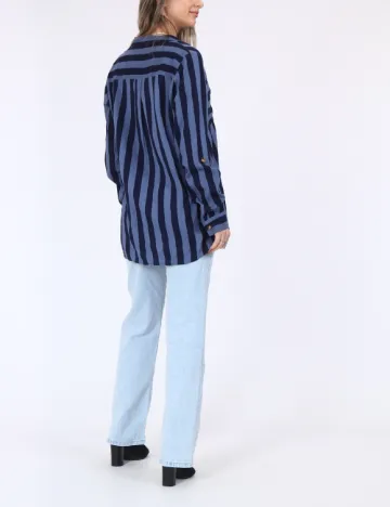 Camasa Vero Moda, bleumarin
