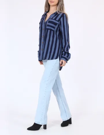 Camasa Vero Moda, bleumarin