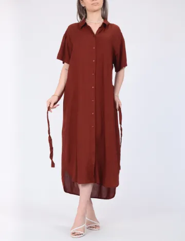 Rochie medie Vero Moda, maro