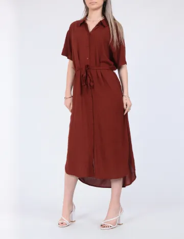 Rochie medie Vero Moda, maro