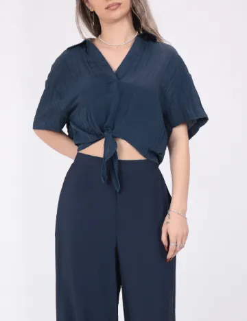 Pantaloni Vero Moda, bleumarin
