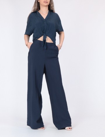 Pantaloni Vero Moda, bleumarin