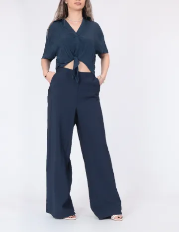 Pantaloni Vero Moda, bleumarin