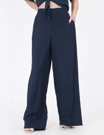 Pantaloni Vero Moda, bleumarin