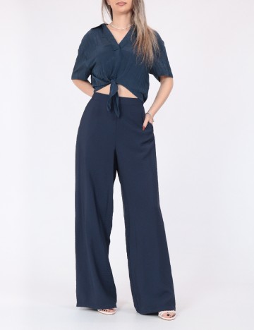 Pantaloni Vero Moda, bleumarin