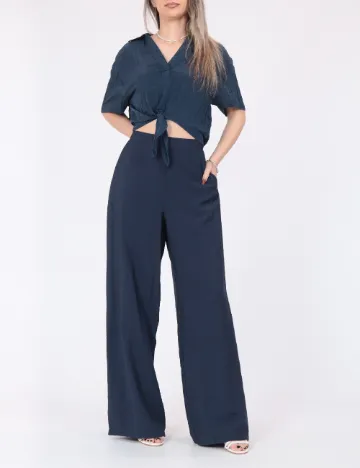 Pantaloni Vero Moda, bleumarin
