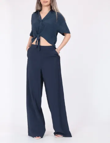 Pantaloni Vero Moda, bleumarin