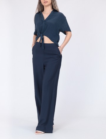 Pantaloni Vero Moda, bleumarin