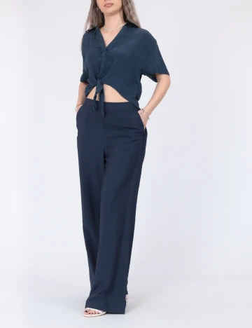 Pantaloni Vero Moda, bleumarin