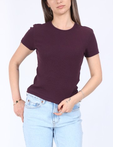 Tricou Vero Moda, pruna