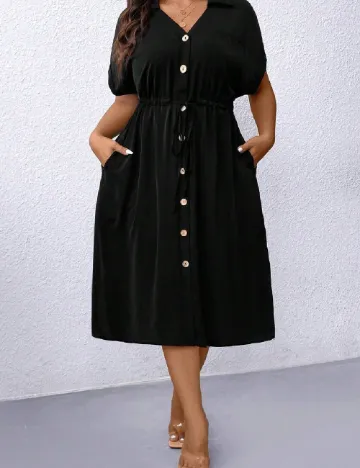 Rochie medie SHEIN CURVE, negru