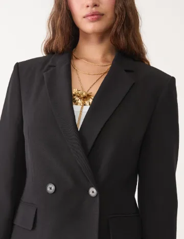 Sacou Stradivarius, negru Negru