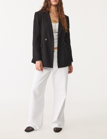 Sacou Stradivarius, negru