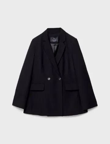 Sacou Stradivarius, negru Negru