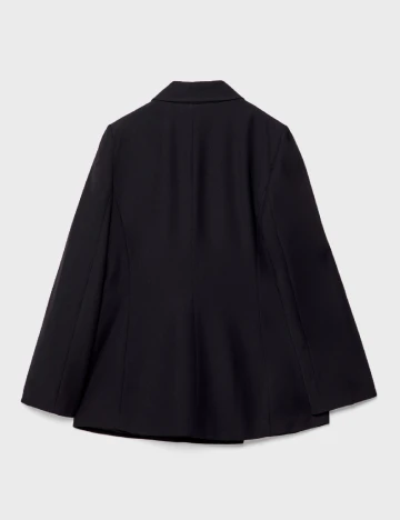 Sacou Stradivarius, negru Negru