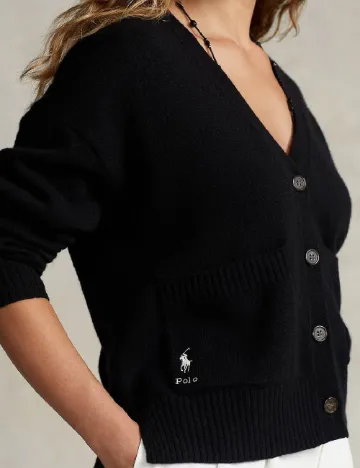 Cardigan Polo Ralph Lauren, negru