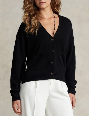Cardigan Polo Ralph Lauren, negru