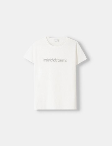 Tricou Bershka, alb