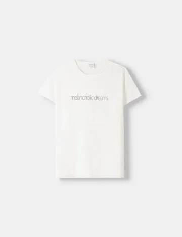 Tricou Bershka, alb