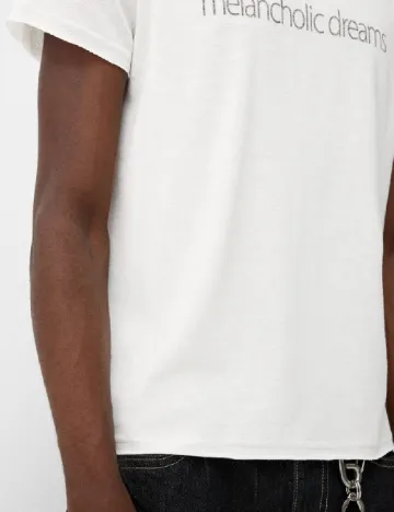 Tricou Bershka, alb