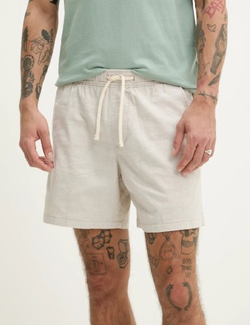 Pantaloni scurti Hollister, crem
