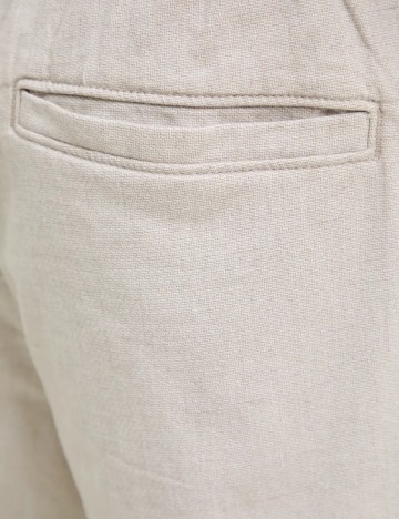 Pantaloni scurti Hollister, crem