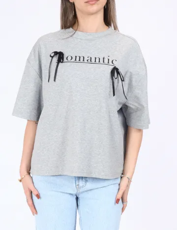 Tricou Only, gri Gri