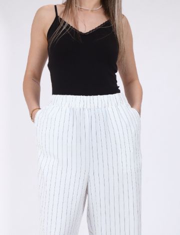 Pantaloni Vero Moda, alb