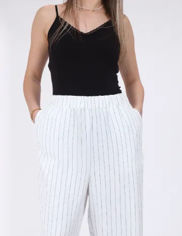 Pantaloni Vero Moda, alb