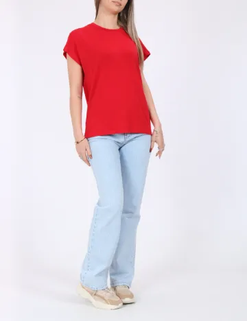 Tricou Vero Moda, rosu Rosu