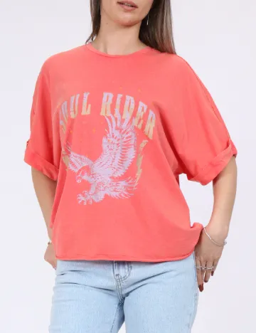 Tricou Only, roz Roz