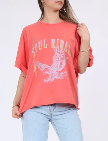Tricou Only, roz Roz